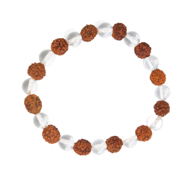 Crystal Rudraksha Bracelet